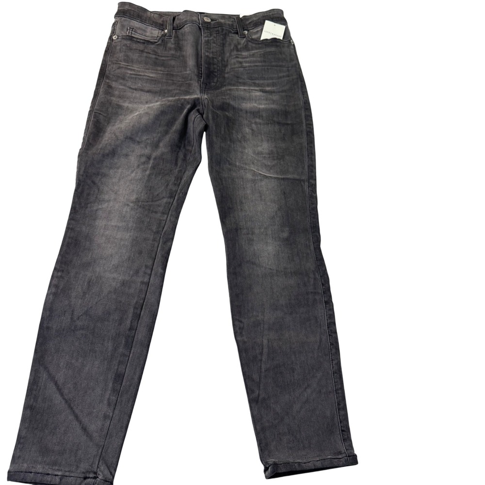 Lucky Brand No. 4 High Rise Ankle Jeans Washed Black Gray W 30-32 Ankle NEW